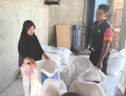 Datangi Distributor Babinsa Cek Ketersediaan Pupuk