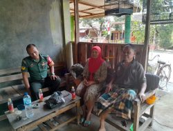 Babinsa Turut Aktif Dalam Menjalin Komunikasi Dengan Seluruh Lapisan Masyarakat, Termasuk Dengan Para Lansia