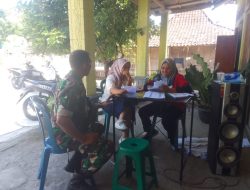 Babinsa Kerjasama dengan Kader Posyandu, Cegah Stunting