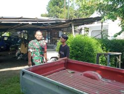 Babinsa Desa Jurangjero Menjalin Keakraban di Tengah Masyarakat