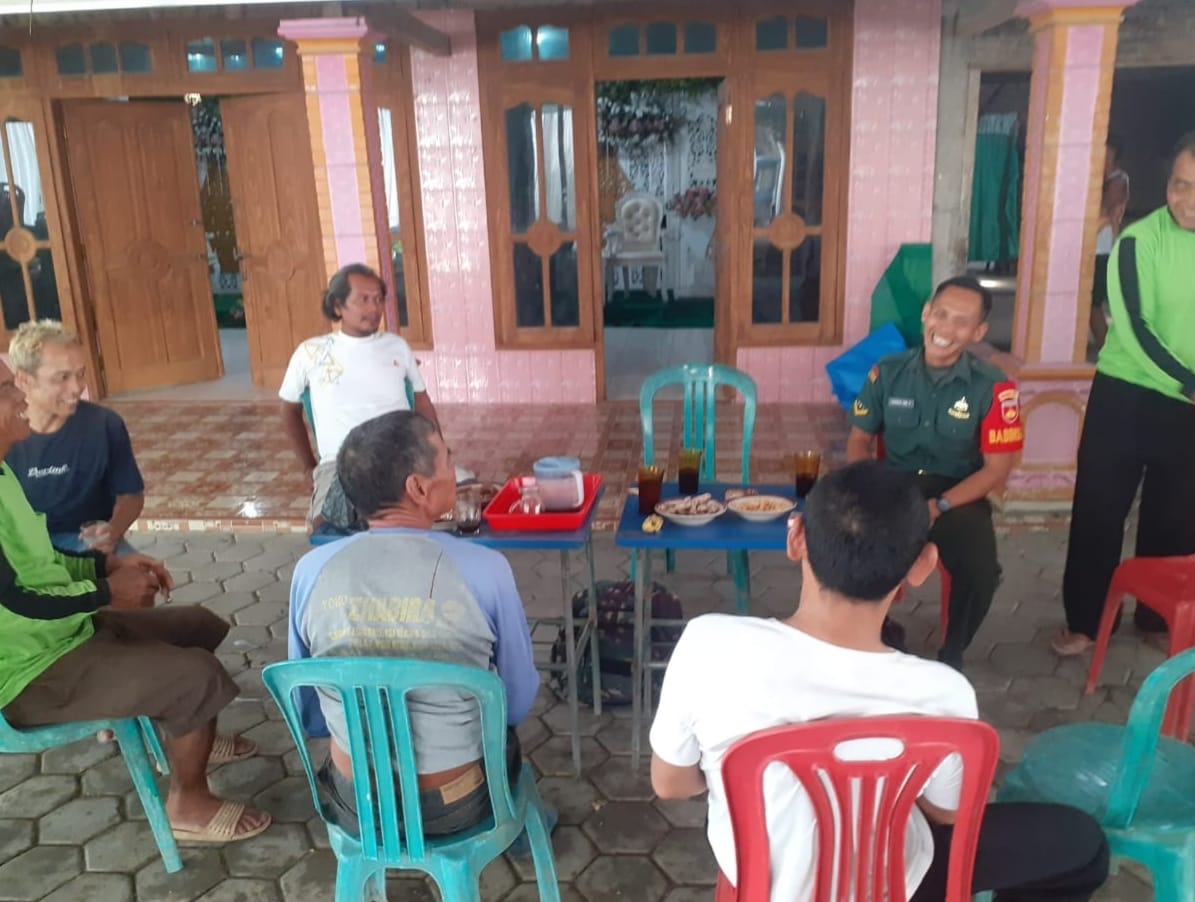 Maraknya Judi Online, Babinsa Himbau Warga Waspada dan Hindari