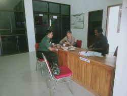 Guna Memperkuat Kebersamaan Babinsa Menjalin Komunikasi Yang Harmonis Bersama Kades