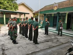 Danramil Karangmalang  Pimpin Apel Pagi, Tekankan Pentingnya Kedisiplinan dan Sinergitas