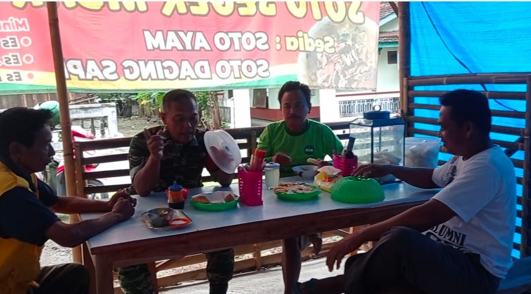 Babinsa Himbau Warga Waspadai Maraknya Judi Online