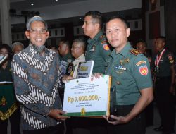 Wow..Kodim Sragen raih Juara 1 Pelaksana Terbaik Pergerakan dan Bakti sosial pelayanan KB tingkat Provinsi.