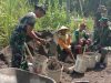 Pelda Darto Turut  Bangun Talud Untuk Cegah Tanah Longsor