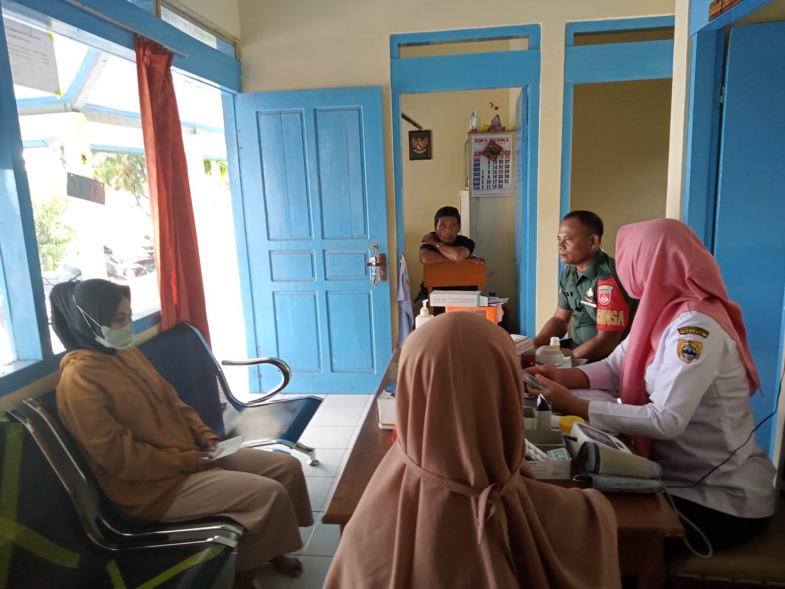 Babinsa Jalin Kemitraan dengan Bidan Desa, Wujudkan Kesehatan Masyarakat