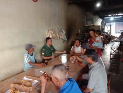 Agus  Berikan Himbauan di Warung Hik, Jaga Kamtibmas dan Cegah Penyebaran Hoaks