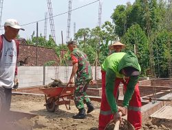 Babinsa Ikut Bangun Rumah, Wujud Kepedulian dan Sinergitas