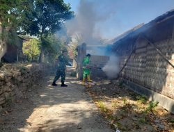 Babinsa Bantu Fogging, Cegah DBD