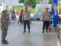 Koramil Gondang  Patroli di Tempat Keramaian, Jaga Keamanan dan Ketertiban Masyarakat