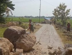 Babinsa Bersama Warga  Bangun Talud Irigasi, Wujudkan Ketahanan Pangan di Desa