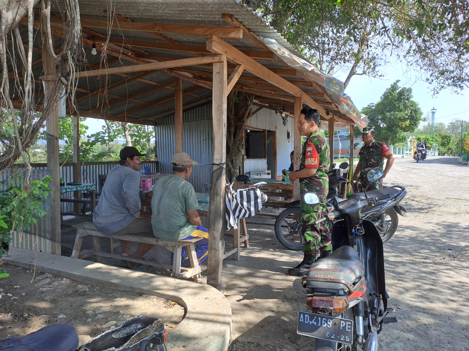 Koramil Kalijambe Gencar Lakukan Pemantauan Wilayah, Antisipasi Gangguan Kamtibmas