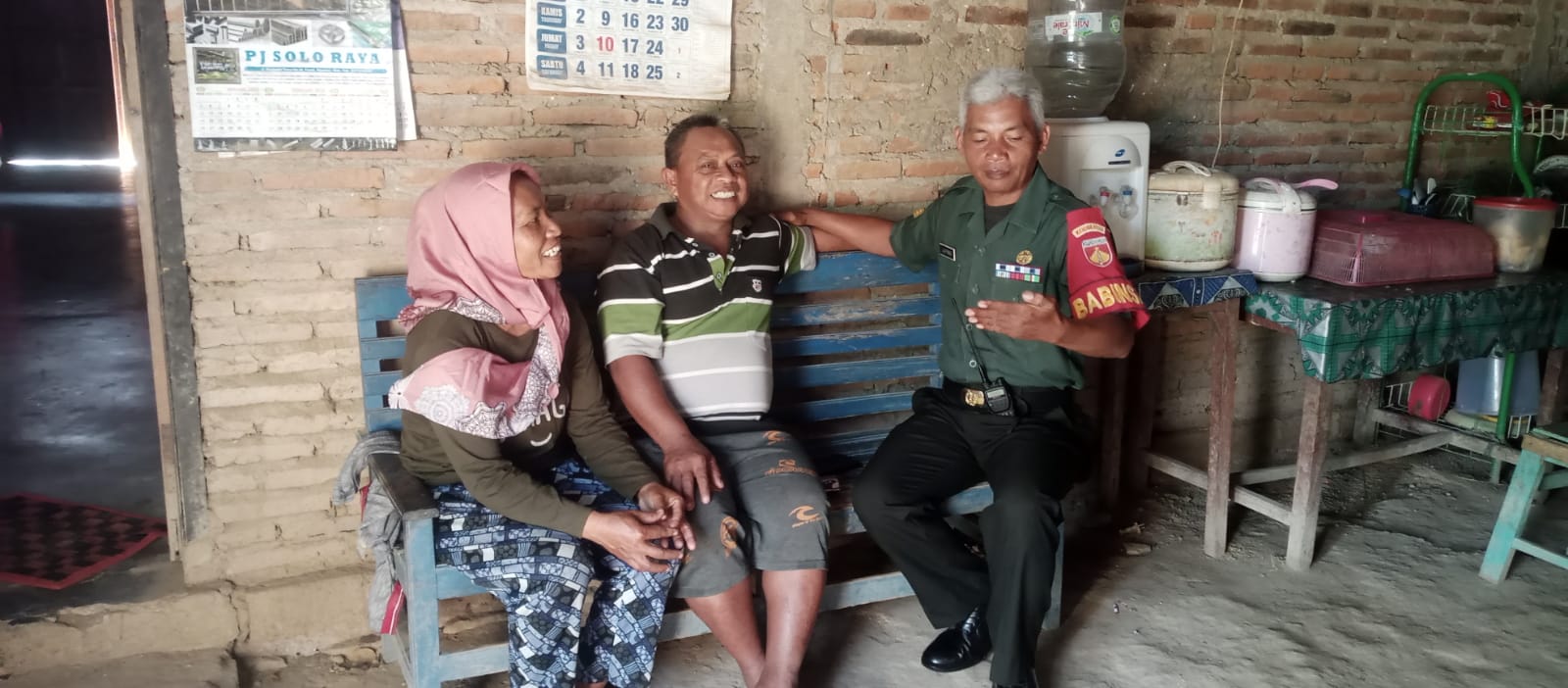 Babinsa Berinteraksi dengan Warga Binaan, Jalin Keakraban dan Salurkan Aspirasi