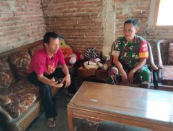 Babinsa Himbau Warga Tetap Jaga Kondusivitas Jelang Pilkada, Cegah Kerawanan