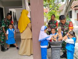 Serka Muslih Himbau Anak TK Jaga Kebersihan Setelah Bermain