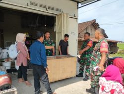 Masuki Musim Penghujan, Babinsa Minta Warga Berhati-hati