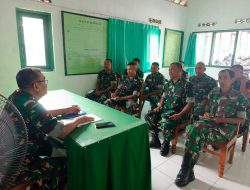 Danramil  Berikan Arahan Jitu dalam Jam Komandan