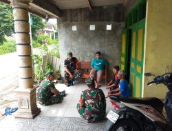 Babinsa Ajak Warga Waspada Dampak Musim Hujan