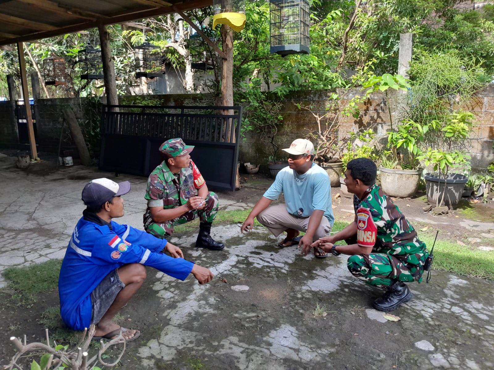 Dalam Komsosnya Babinsa  Himbau Masyarakat Jauhi Narkoba Diwilayah Binaan