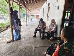 Babinsa Kunjungi Wilayah, Data Warga Kurang Mampu Dihimpun