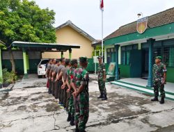 Tertib Apel Pagi Tanamkan Jiwa Disiplin Anggota Koramil Karangmalang