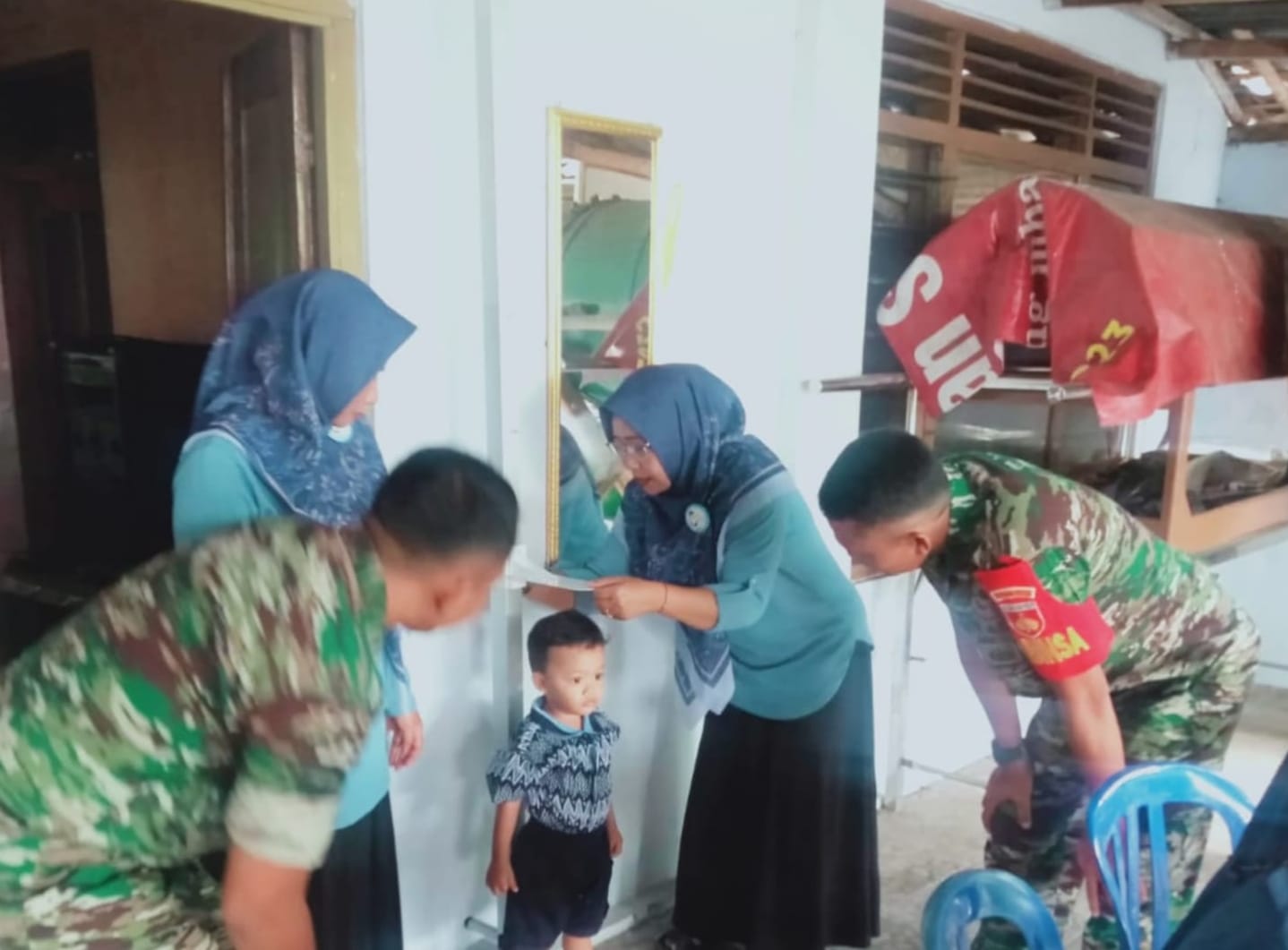 Babinsa Dukung Posyandu Untuk Tekan Stunting