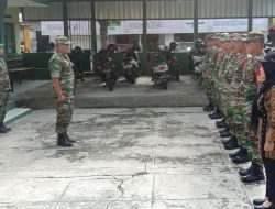 Pimpin Apel Pagi Jubaedi MintaPrajurit Tingkatkan Jiwa Korsa