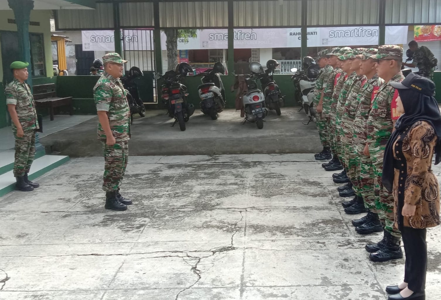 Pimpin Apel Pagi Jubaedi MintaPrajurit Tingkatkan Jiwa Korsa