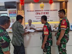 Wujudkan Wilayah Kondusif, Babinsa Koramil Kedawung Laksanakan Patroli