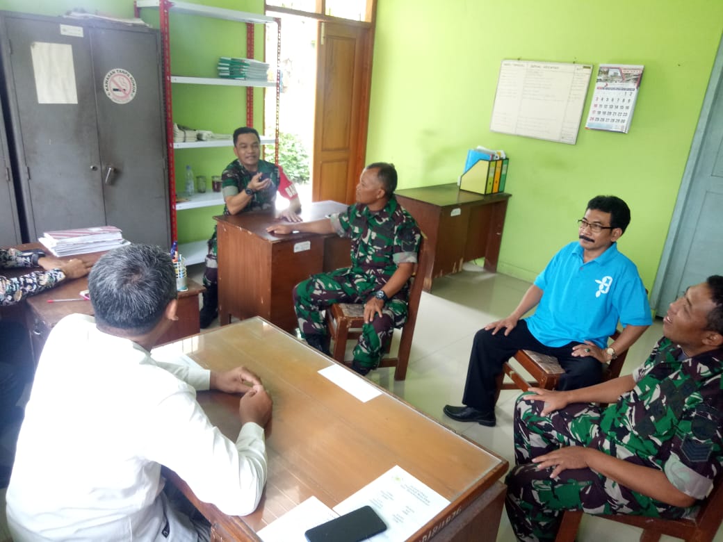 Babinsa Banyurip Siap Bersinergi Dengan Tokoh Masyarakat