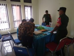 Babinsa Laksanakan Pengumpulan Data Teritorial di Kantor Desa Wilayah Binaan
