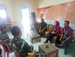 Jalin Sinergitas Babinsa Komsos Bersama Aparatur Desa