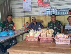 Babinsa Plumbon, Jadikan Kedai Kopi Tempat Komsos