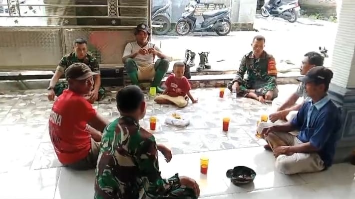 Antisipasi Tindak Kejahatan Babinsa Himbau Warga Binaannya