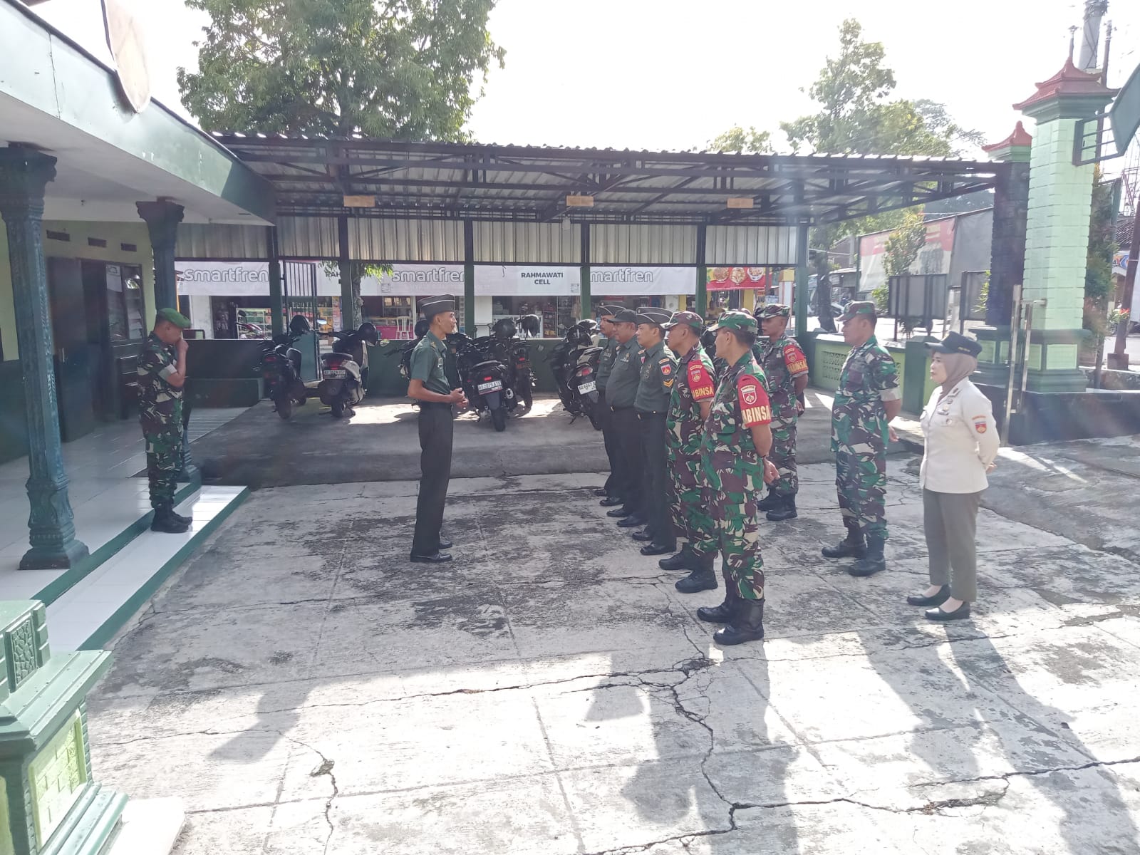 Sarana Pembinaan Personel, Batuud Pimpin Apel Pagi