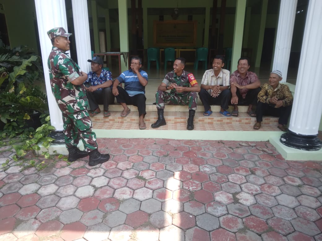 Babinsa Brangkal Gencarkan Sosialisasi PMK
