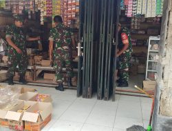 Babinsa Pastikan Harga Bahan Pokok Terkendali