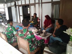 Tugas Rutin, Babinsa Lakukan Komsos Denga Warga Binaan