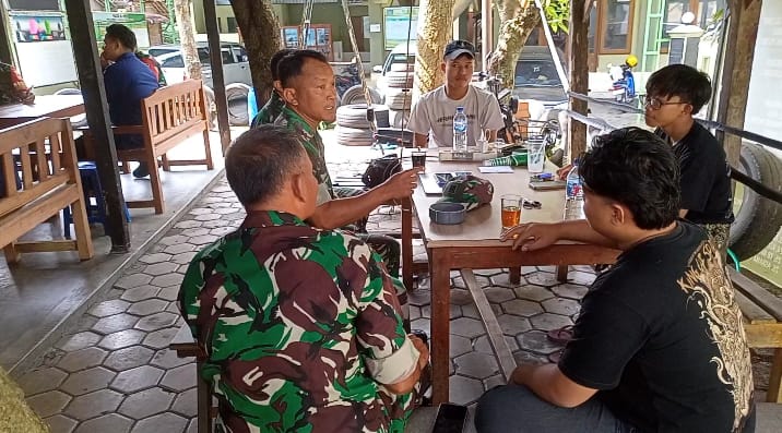 Kekompakan Babinsa Dengan Pemuda Binaan