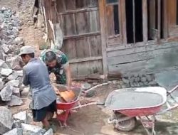 Babinsa Bantu Garap Pembangunan Talud Penahan Tanah Babinsa Bantu Garap Pembangunan Talud Penahan Tanah