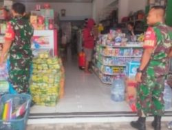 Babinsa  Awasi Peredaran Makanan dan Minuman Kadaluarsa, Jaga Kesehatan Warga