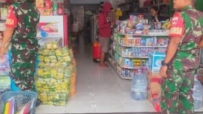Babinsa  Awasi Peredaran Makanan dan Minuman Kadaluarsa, Jaga Kesehatan Warga