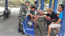 Babinsa Himbau Warga Waspadai Orang Asing Yang Masuk Ke Lingkungan