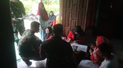 Kesehatan Warga Terjaga, Babinsa Pantau Pemeriksaan Balita dan Lansia