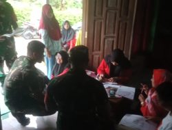 Kesehatan Warga Terjaga, Babinsa Pantau Pemeriksaan Balita dan Lansia