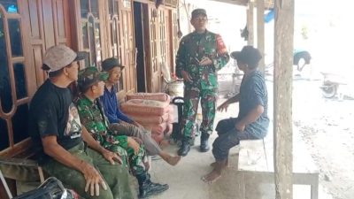 Babinsa Ajak Lansia Tingkatkan Kesehatan