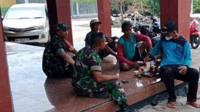 Babinsa Imbau Warga Waspadai Ancaman Judi Online
