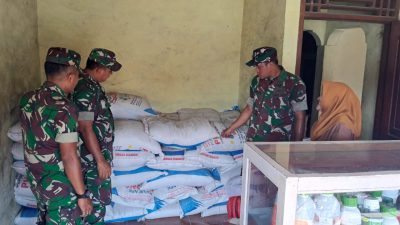Babinsa Sidak Ketersediaan Pupuk, Pastikan Distribusi Lancar