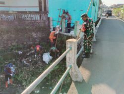Koramil Gemolong Kerahkan Anggota Untuk Kerja Bakti Pembersihan Sungai Koramil Gemolong Kerahkan Anggota Untuk Kerja Bakti Pembersihan Sungai